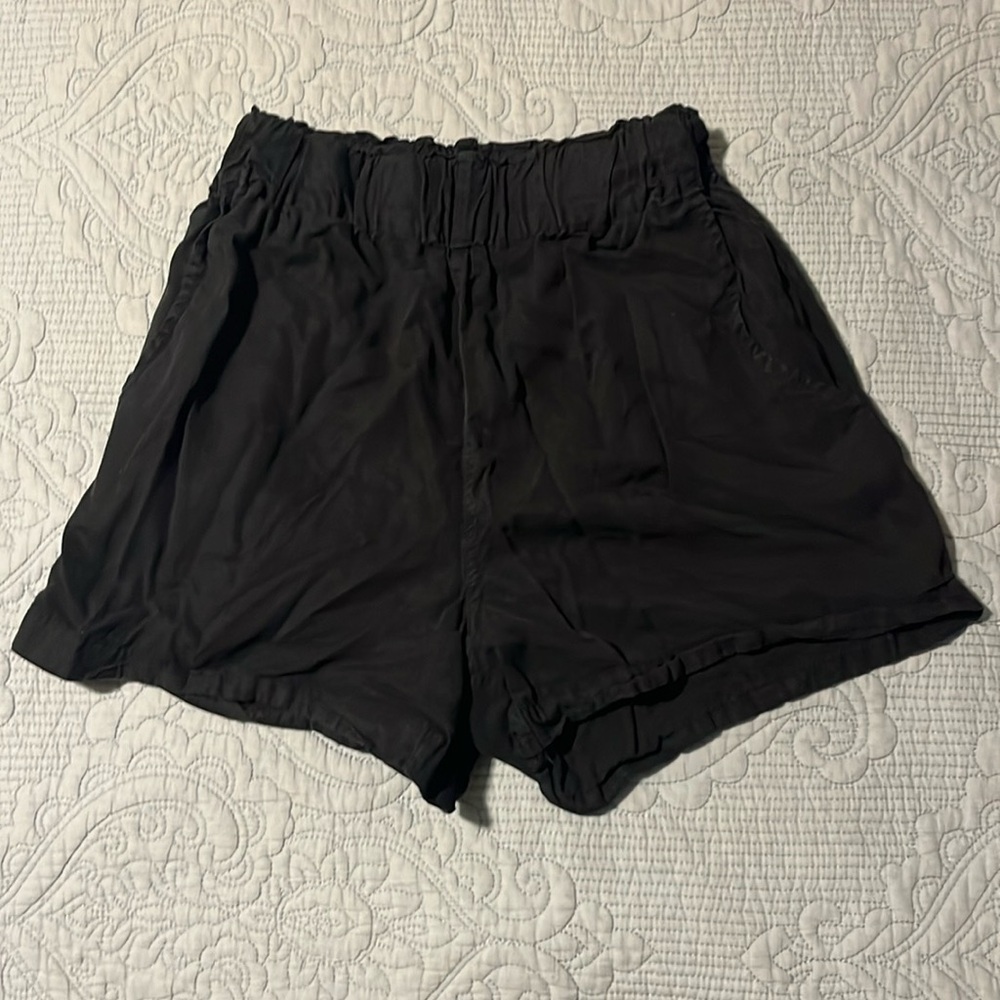 Black high waisted shorts
